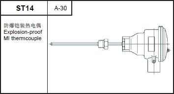 ST14 Explosion-proof MI thermocouple
