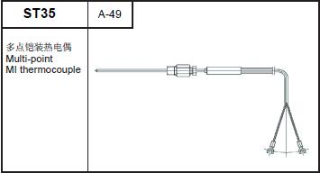 ST35 multi-point MI thermocouple