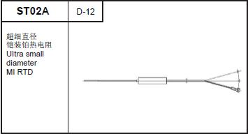 ST02A ultra small diameter MI RTD