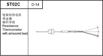 ST02C MI RTD with armoured lead