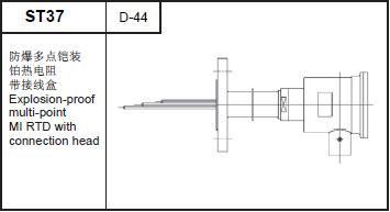 ST37 explosion-proof multi-point MI RTD