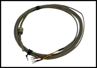 Temperature sensor with pressure spring