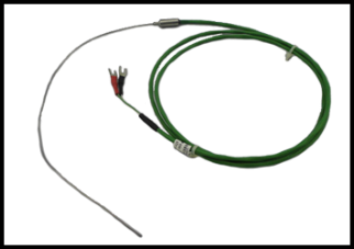 Mineral insulated thermocouple with very thin probe